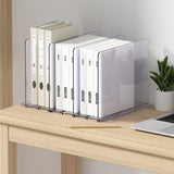 Adjustable Closet Shelf Dividers Transparent Shelf Dividers for Handbags Purse Clothes Books