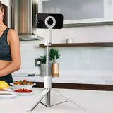 Magnetized Selfie Stick Tripod 360-degree Rotatable Tripod for iPhone Android - White