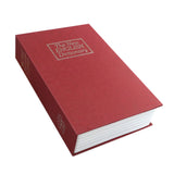 Book Secure with Combination Lock for Cash Jewelry Red