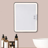 Shower Mirror Fogless for Shaving Anti-Fog Shaving Mirror with Razor Holder for Shower Room Square