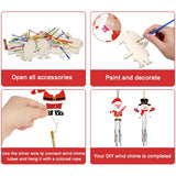 3D Wooden Wind Chime Craft Kit for DIY Wind Chimes Decorative Ornament Christmas Style