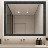 Border Peel &Stick Wood Grain Wallpaper Border Removable Waterproof Bathroom Sticker Black