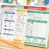 8 PCS Theme Pretend Play Notepads Imaginative Play Notebooks for Boys Girls