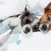Pet Dog Electric Nail Grinder Rechargeable Nail Trimmers Clipper White