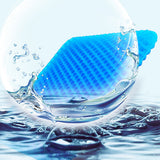 Blue Honeycomb Gel Seat Cushion 42x36x6cm with Removable Cover