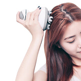 Portable Electric Scalp Massager Smart Head Scratcher with Replacement Massage Heads