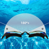 2Pcs Swimming Goggles – Anti-Fog No-Leak Swim Goggles for Adults Women and Men