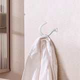 90 PCS Metal Cup Hooks Screw Screw-In Hanging Hat Peg Plant Hanger with Storage Box White