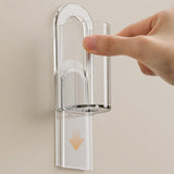 2Pcs Electric Toothbrush Holders Wall Mounted Tooth Brushing Holder for Bathroom