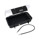 Portable Safe Box Combination Code Security Case LockBox with Removable Chain Transparent