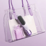 Cordless Hair Straightener Brush Portable Heating Hair Straightening Comb Purple