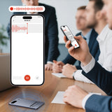 Ultra-Thin AI Voice Recorder & Translator Pen with Transcription and Summary for Lectures Meetings and Calls