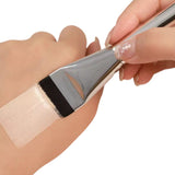 4 PCS Flat Foundation Brush Makeup Brush Spatula Facial Brush for Liquid Foundation