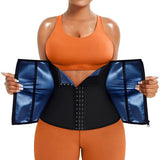 Sweat Belt for Fitness Slimming Training Waist Wrap Blue