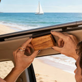 Natural Wooden Car Air Freshener Long Lasting Scent for Vehicles Style1