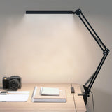 LED Clip On Desk Lamp Adjustable Arm Reading Light
