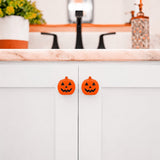 10 PCS Pumpkin Silicone Decorative Covers for Cabinet Knobs