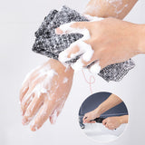 2Pcs Set Stretchable Shower Towels  Exfoliating Back Scrubber Bath Towels