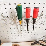 238 PCS Pegboard Hooks Set Peg Board Hanger Organzier Kit Bins Part Storage Tool