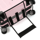 Transparent Waterproof PVC Luggage Cover with Colorful Strap Suitcase Travel Protector