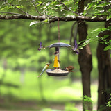 Umbrella Girl Garden Bird Feeder Ornament Hanging Outdoor Decor Home Garden Decor