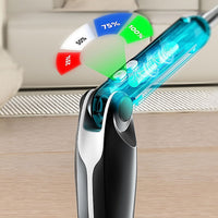 Long Handle Electric Spin Scrubber with 4 Adjustable Angles and 8 Brush Heads