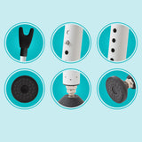 Adjustable Door Security Bar Sliding Stopper Bar for Home Apartment Travel Hotel White