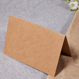 20 Sets Blank Cards with Self Seal Envelopes for Greetings Brown