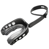 2Pcs Sports Mouth Guard Teeth Mouthpiece for Boxing MMA Black