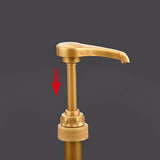 4 Pcs Coffee Syrup Pump Dispenser for 750ml Coffee Syrup Bottles