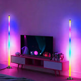 2PCS RGB Music Sync Floor Lamp with APP Control Ambient Light