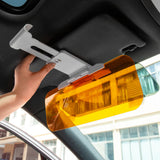 2-in-1 Anti Glare Car Sun Visor Universal Day and Night HD Tac Visor Shade Extender