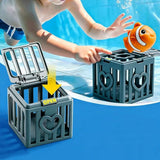 6 PCS Pool Diving Rescue Game with Sea Animals and Sinking Cages