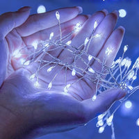 Solar String Lights – Outdoor Waterproof Fairy Lights for Patio and Balcony White
