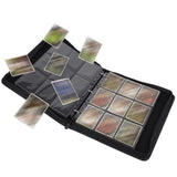 Portable 9-Pocket Trading Card Binder Holds 1080 Cards for Sports Game Cards