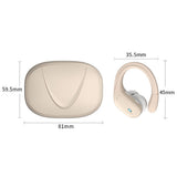 Wireless Earbuds Sports Bluetooth Headphones IPX5 Waterproof Earphones for Workout Running Beige