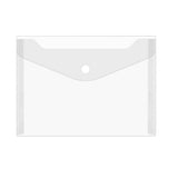 20 Pcs Snap File Bags Clear Horizontal C6 A5 A4 Sizes Office