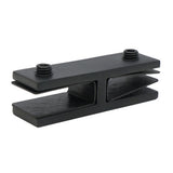 180 Degree Pool Fence Glass Clamp 304 Steel for 10 to 12mm Black