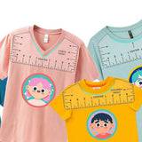 9Pcs Tshirt-Ruler Guide to Center Vinyl Transparent V-Neck Round Ruler for Heat Press Printing