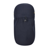 Extended Visor Sun Hat Baseball Cap for Summer with Wide Brim Blue