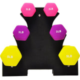 Dumbbell Rack for Small Weights Home Gym Storage Organizer Style 1