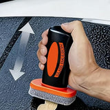 Car Glass Oil Film Remover Roll-On Glass Compound with Cleaning Board