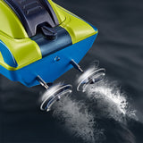 2.4GHz RC Speed Boat Toy – Remote Control Racing Yacht for Pools & Lakes Blue