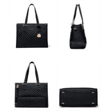 2-in-1 Insulated Lunch Tote Bag with Matching Wallet Laptop Bag for Work Travel Daily Use Bag