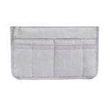 Multi-Pocket Handbag Insert Liner Tote Travel Makeup Purse Pouch Organiser Grey