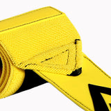 Weightlifting Wrist Wraps for Powerlifting and Strength Training Yellow