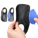 Thin Shoe Inserts High Arch Support Insoles with 3 Adjustable Heights