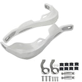 Universal Motorcycle Handguards Crash Protection Hand Guards for Bikes White
