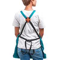Gardening Apron with Pockets Harvest Weeding Garden Tools Blue