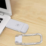 USB Rechargeable Clip On LED Book Light for Bed Night Reading White